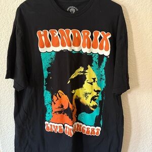 Hendrix Black Graphic T-Shirt